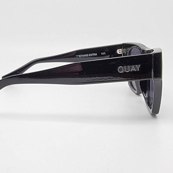 Quay Australia Something Extra Black Frame Smoke Grey Lens Sunglasses 54-16-140 main image 8